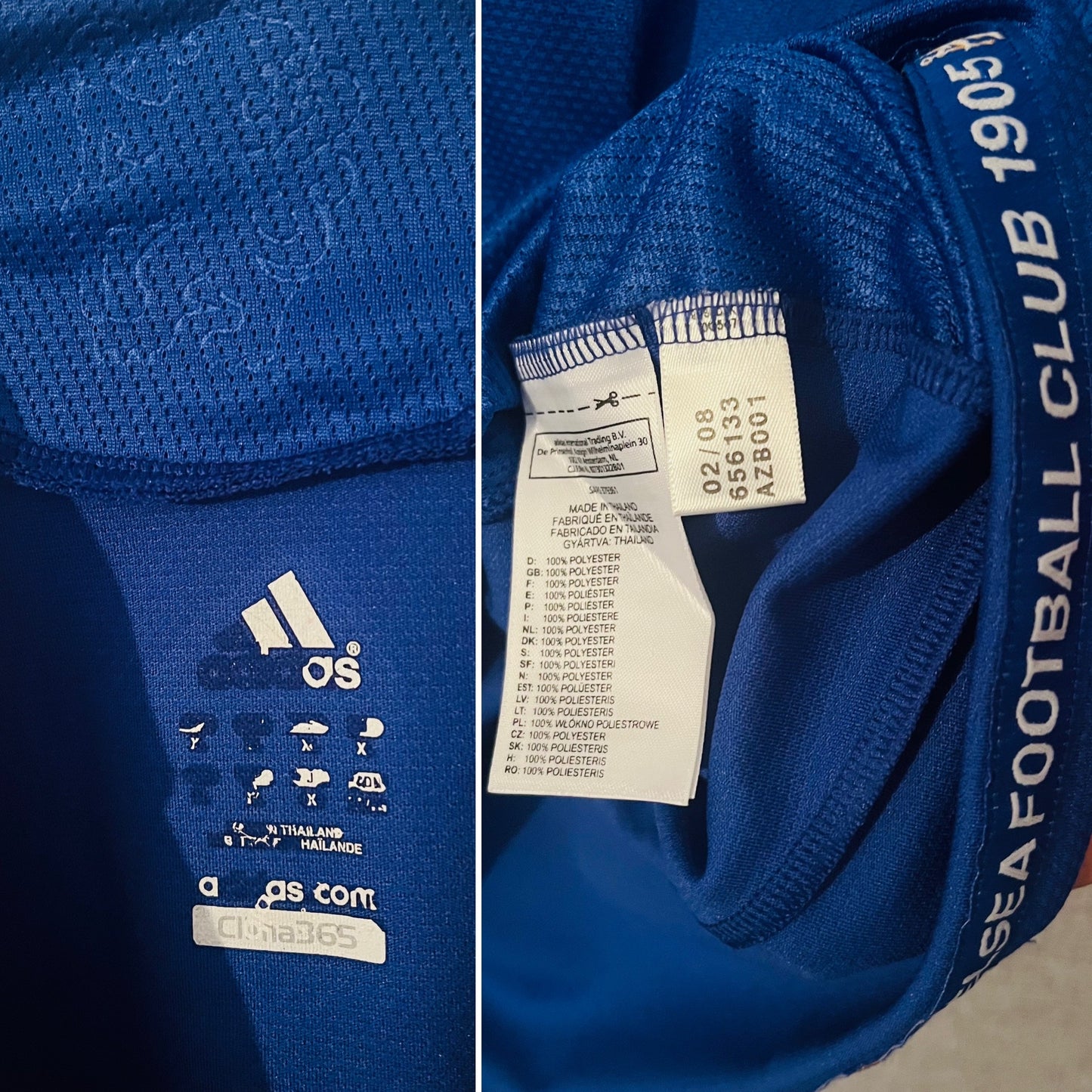 Chelsea home football shirt 2008/09 Drogba XL