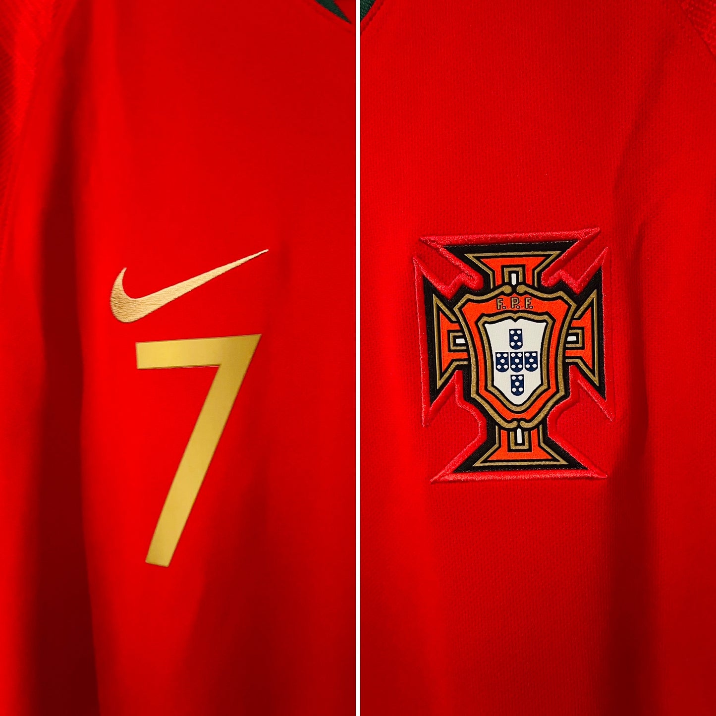 Portugal home football shirt 2018/19 CR7 XL