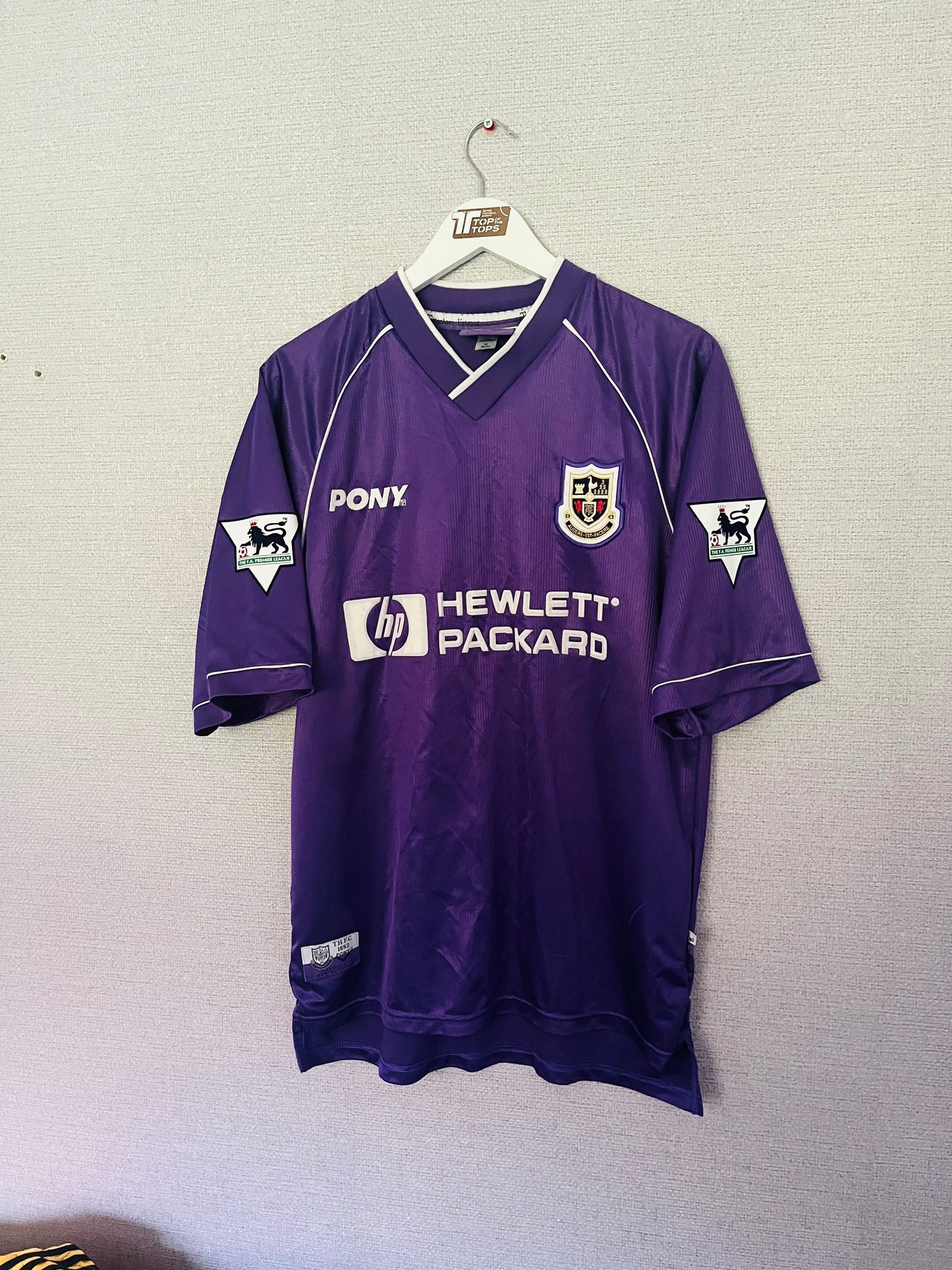 Tottenham Hotspur away football shirt 1998/99 Ginola Medium