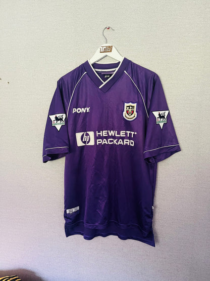 Tottenham Hotspur away football shirt 1998/99 Ginola Medium