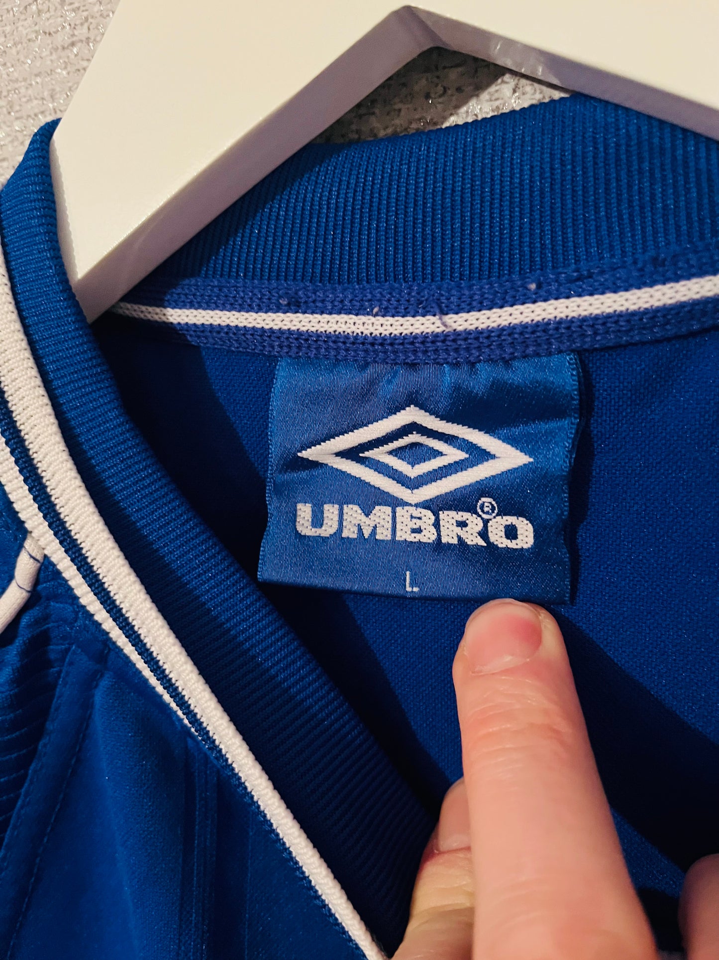 Chelsea home football shirt 1999/2001 Hasselbaink Medium