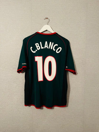 Mexico home football shirt 2001/02 Blanco Large