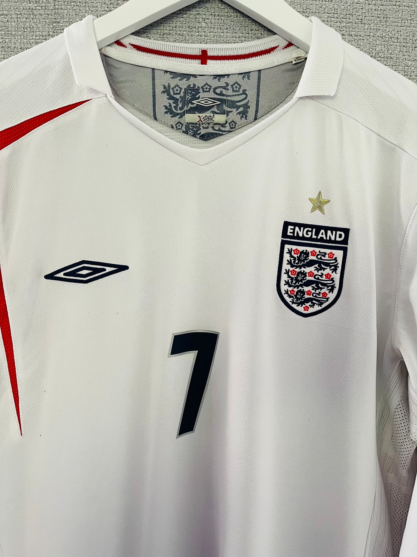 England home football shirt W/C 2006 Beckham XL