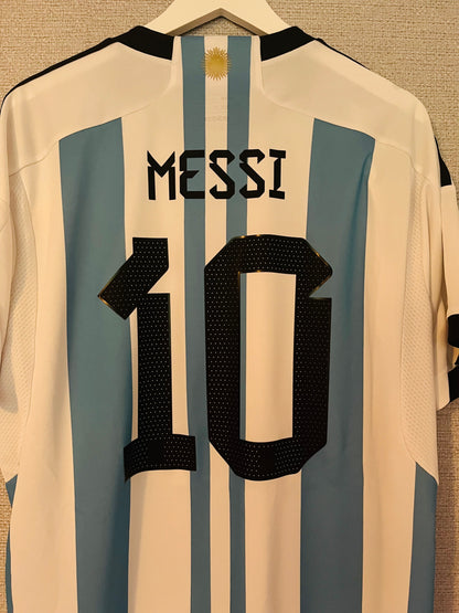 Argentina home football shirt     W/C 2022 Messi XL