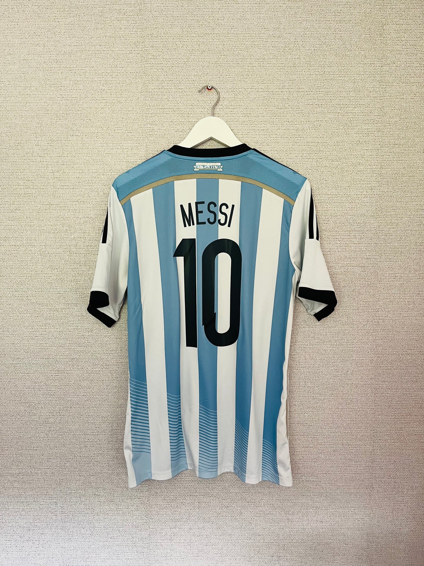 Argentina home football shirt W/C 2014 Messi Large