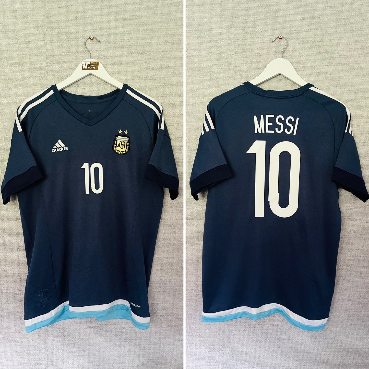 Argentina away football shirt 2015/16 Messi Large