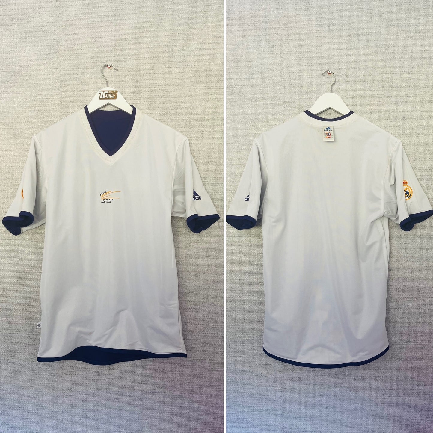 Real Madrid third reversible football shirt
2002/03 Zidane Small