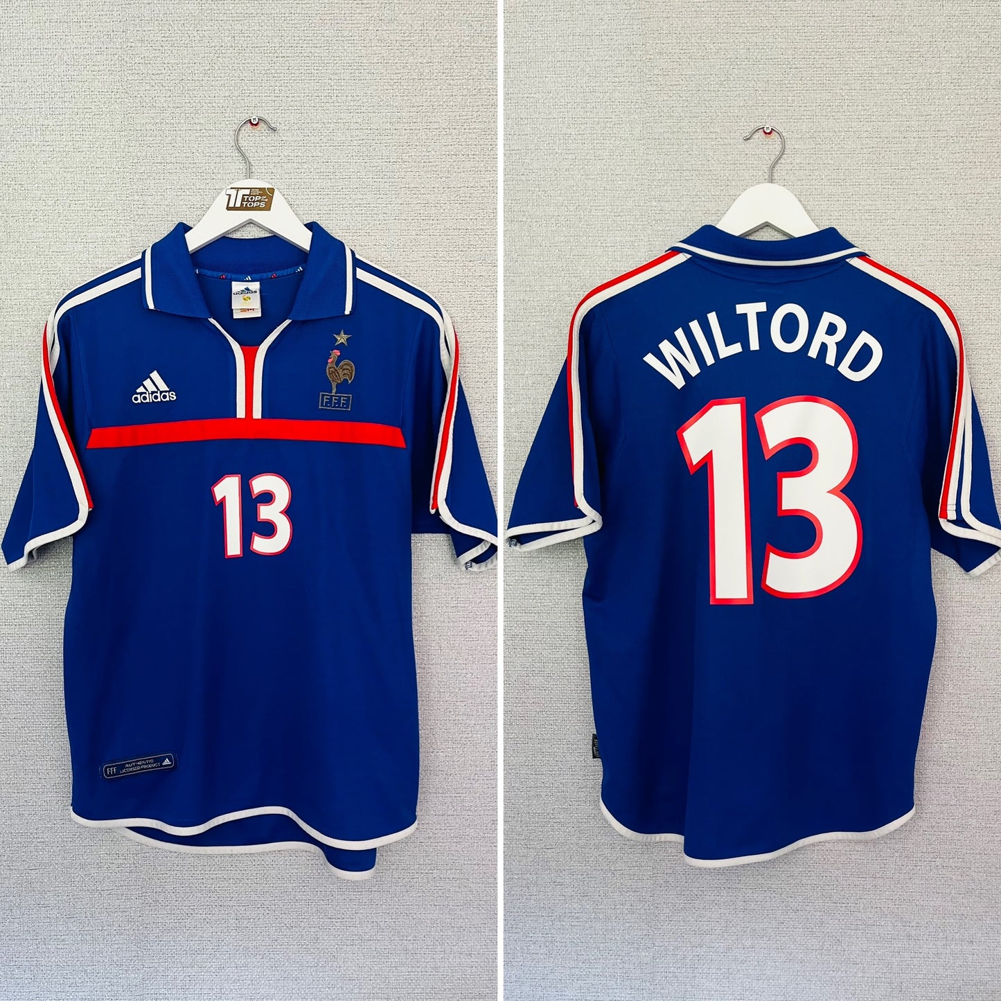 France home football shirt Euro 2000 Wiltord Medium