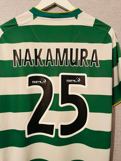 Glasgow Celtic home football shirt 2008/09 Nakamura Medium