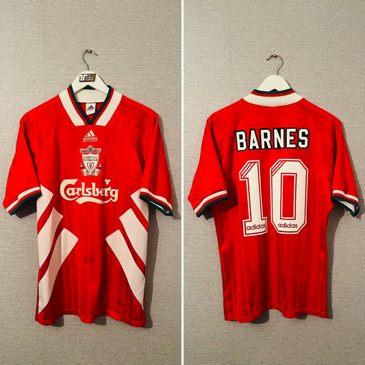 Liverpool home football shirt 1993/95 Barnes Medium