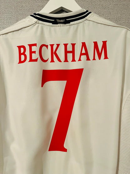 England home football shirt 1999/2000 Beckham Large