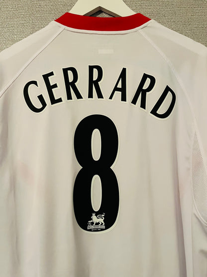 Liverpool away football shirt 2005/06 Gerrard XL
