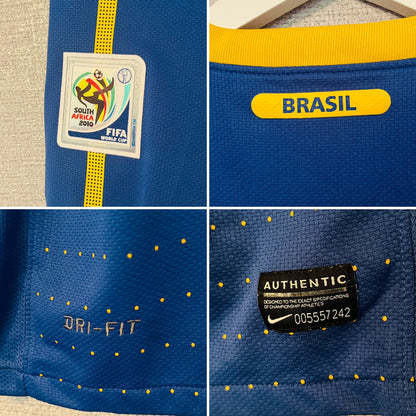 Brazil away football shirt W/C 2010 Kaka Medium