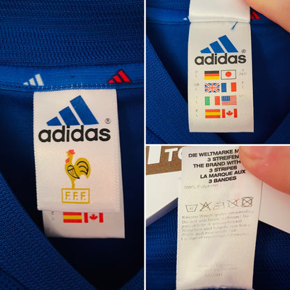 France home football shirt          W/C 2002 Zidane Large