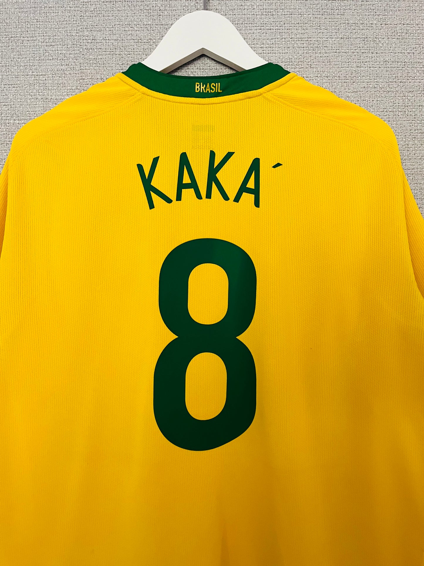 Brazil home football shirt 2008/10 Kaka XL