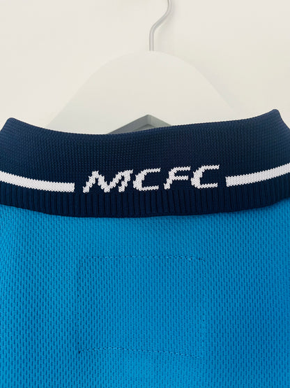 Manchester City home football shirt 2001/02 Wanchope Medium