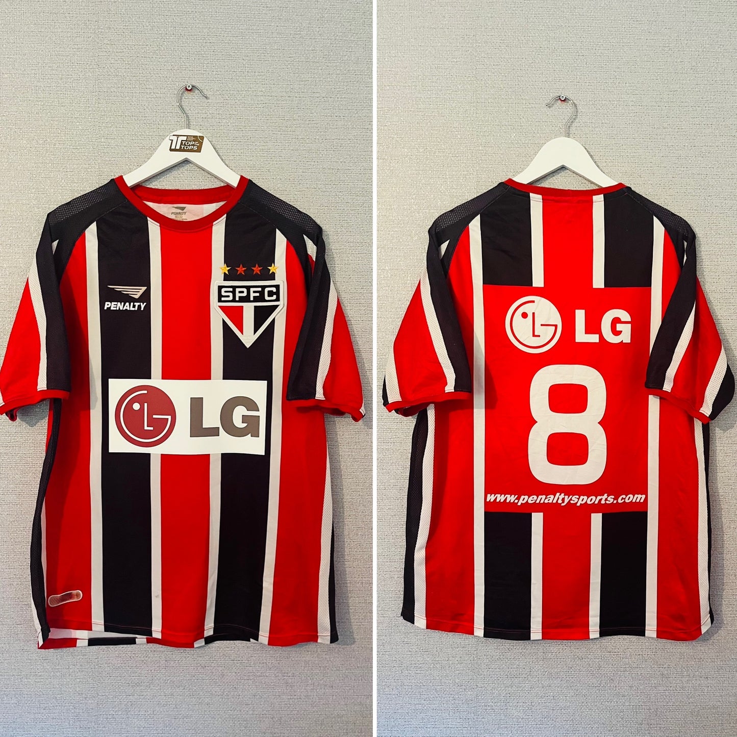 São Paulo away football shirt 2002/03 Kaka Large