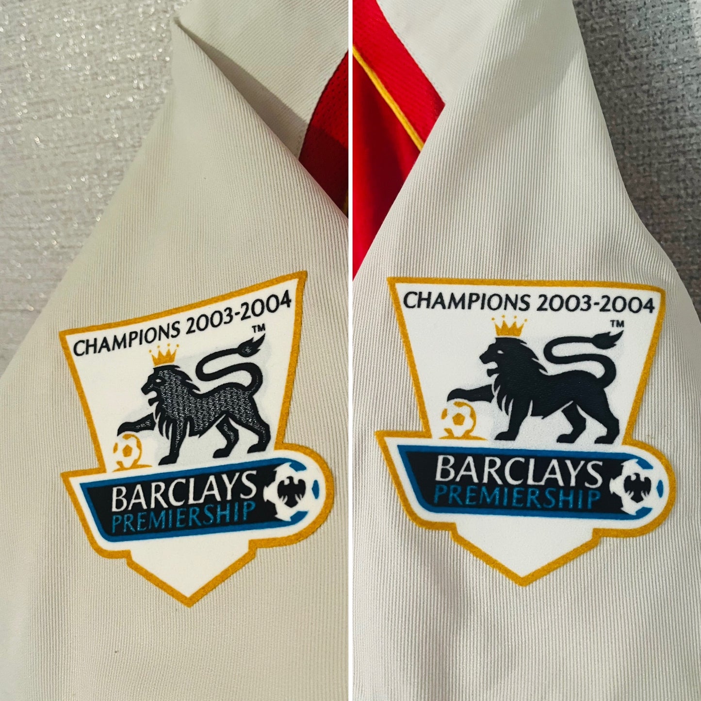 Arsenal home football shirt 2004/05 Pires Medium