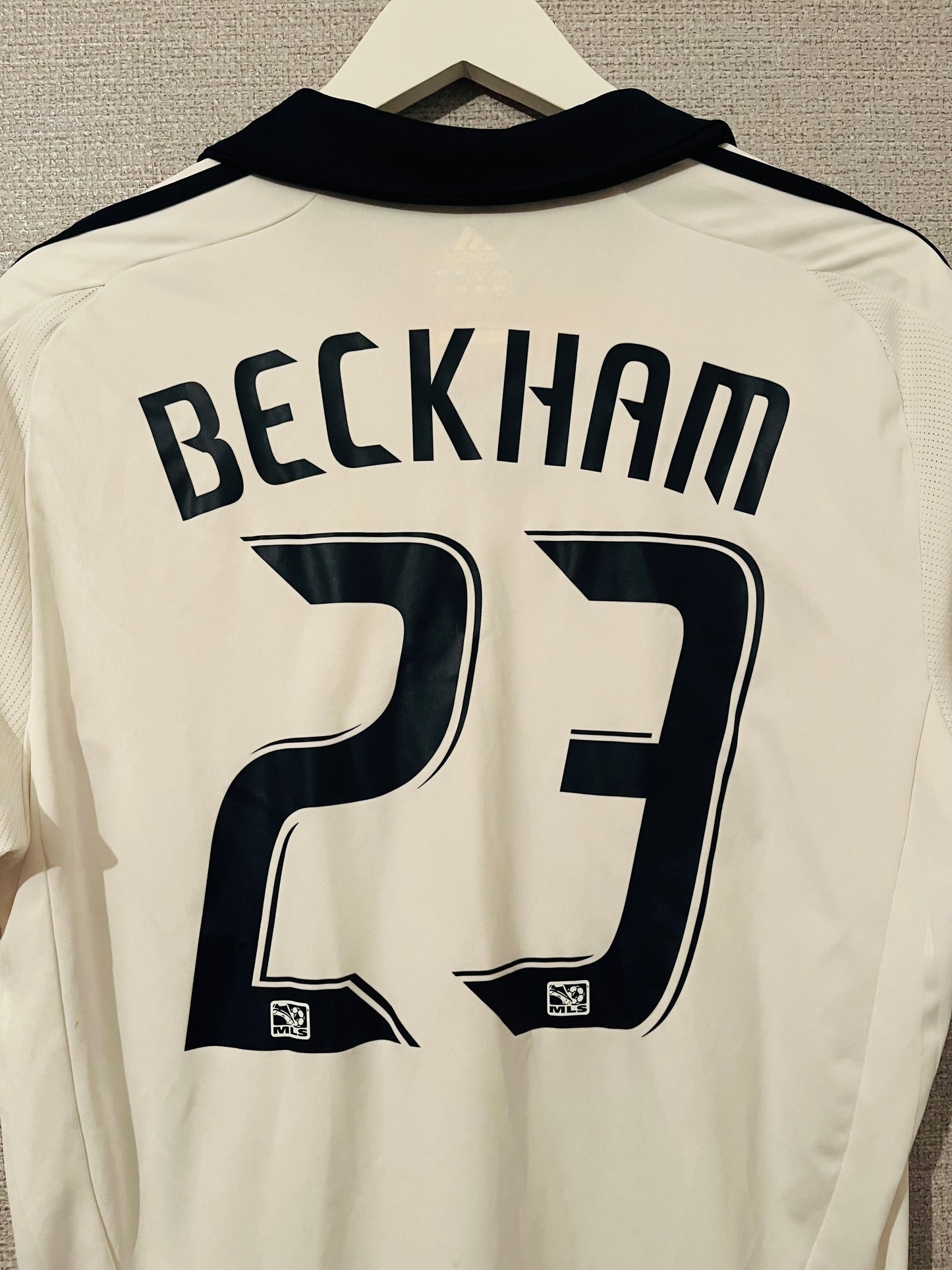 LA Galaxy home football shirt 2008/09 Beckham Medium