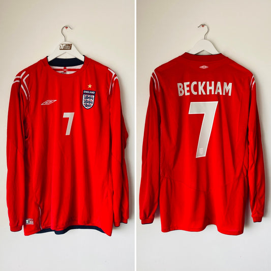 England away football shirt
2004/06 Beckham XL