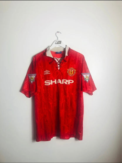 Manchester United home football shirt Cantona XL 1992/94