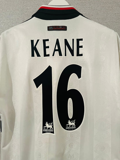 Manchester United away football shirt 1997/99 Keane Medium