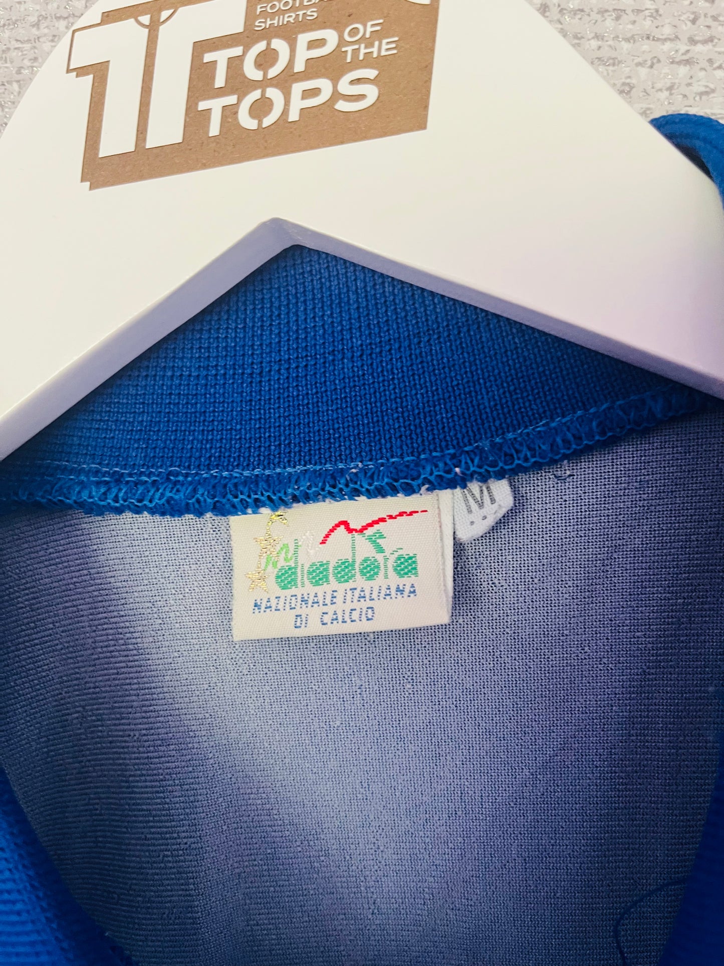 Italy home football shirt 1986/90 Medium
