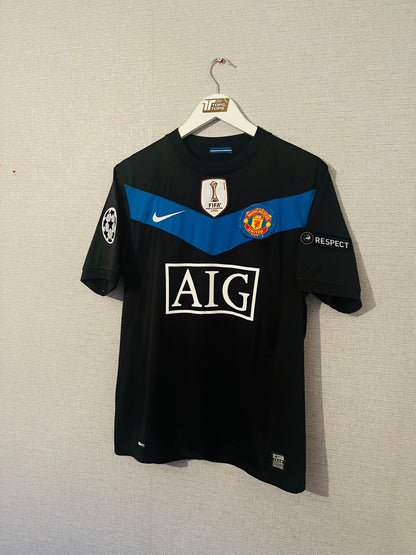 Manchester United away football shirt 2009/10 Scholes Medium