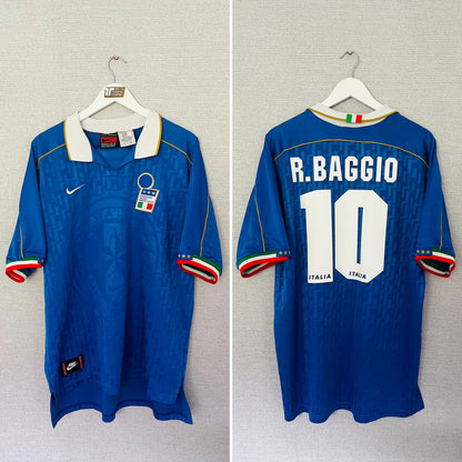 Italy home football shirt 1995/96 Baggio XL