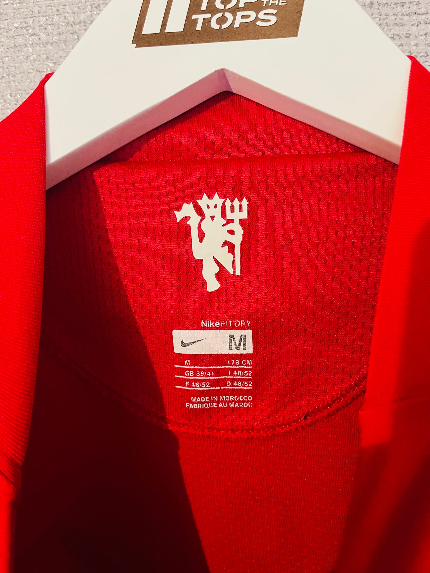 Manchester United home football shirt 2007/08 CR7 Medium