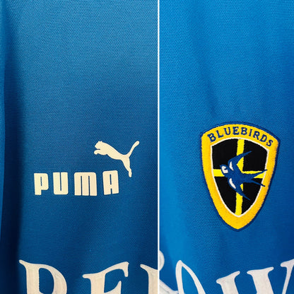 Cardiff City home football shirt 2003/04 Earnshaw Medium