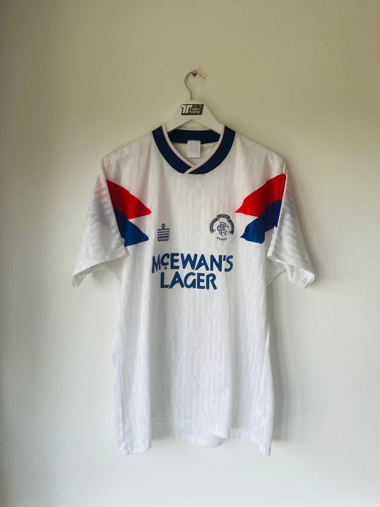 Glasgow Rangers away football shirt 1990/92 Large