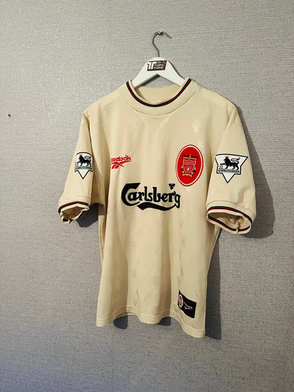 Liverpool away football shirt 1996/97 Redknapp Medium