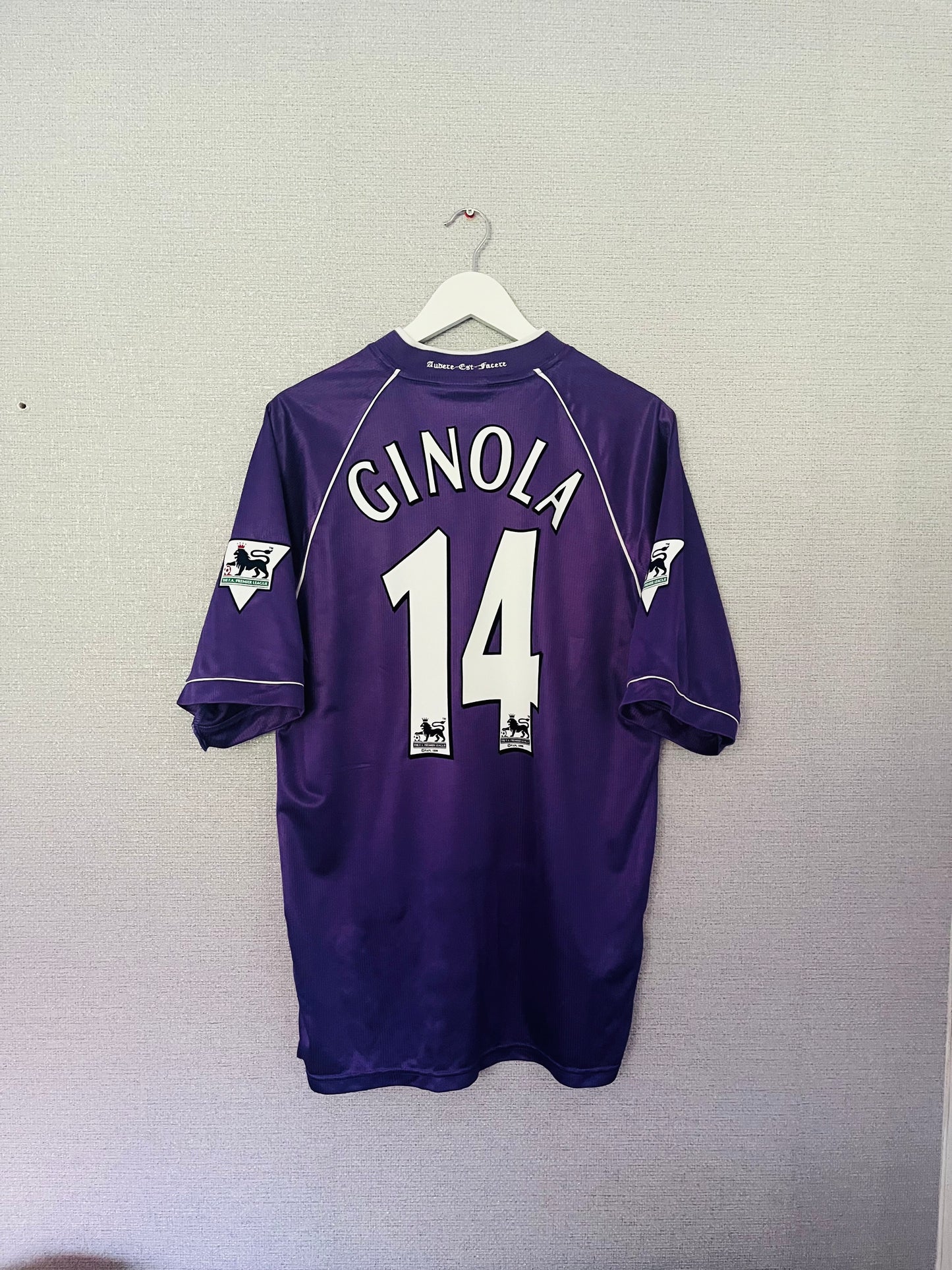 Tottenham Hotspur away football shirt 1998/99 Ginola Medium
