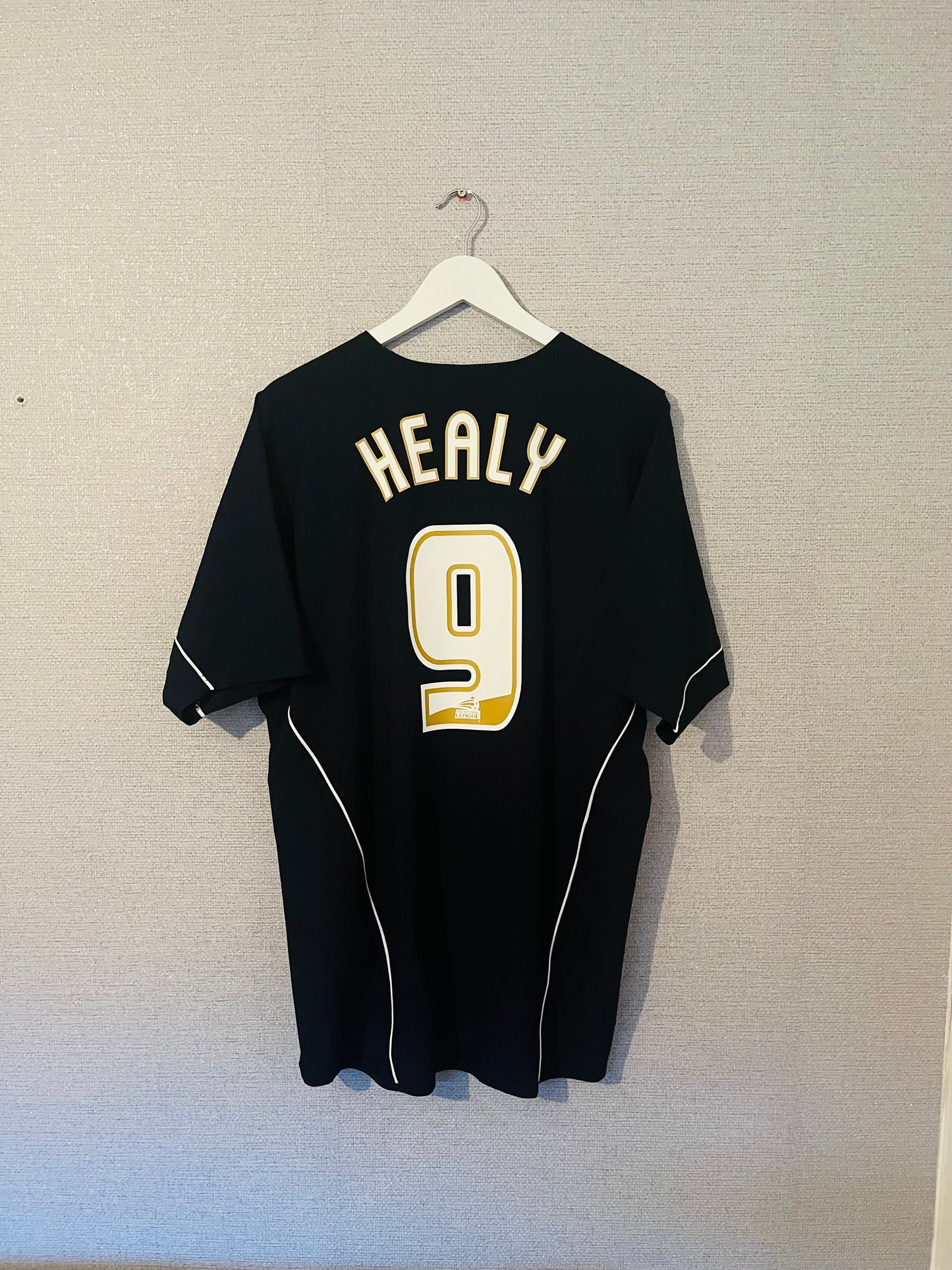 Leeds United away football shirt 2005/06 Healy Large