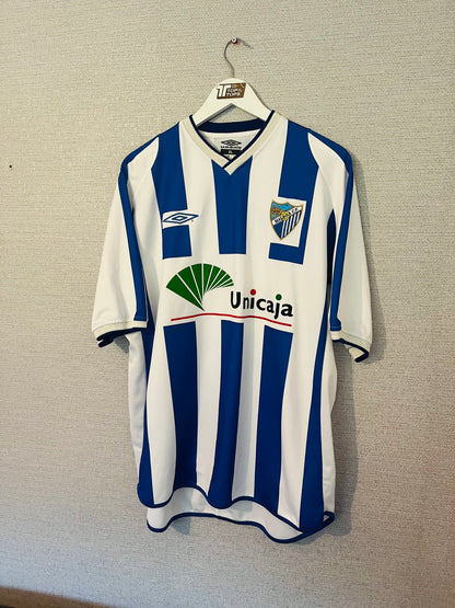 Malaga home football shirt 2002/03 Dario Silva XL