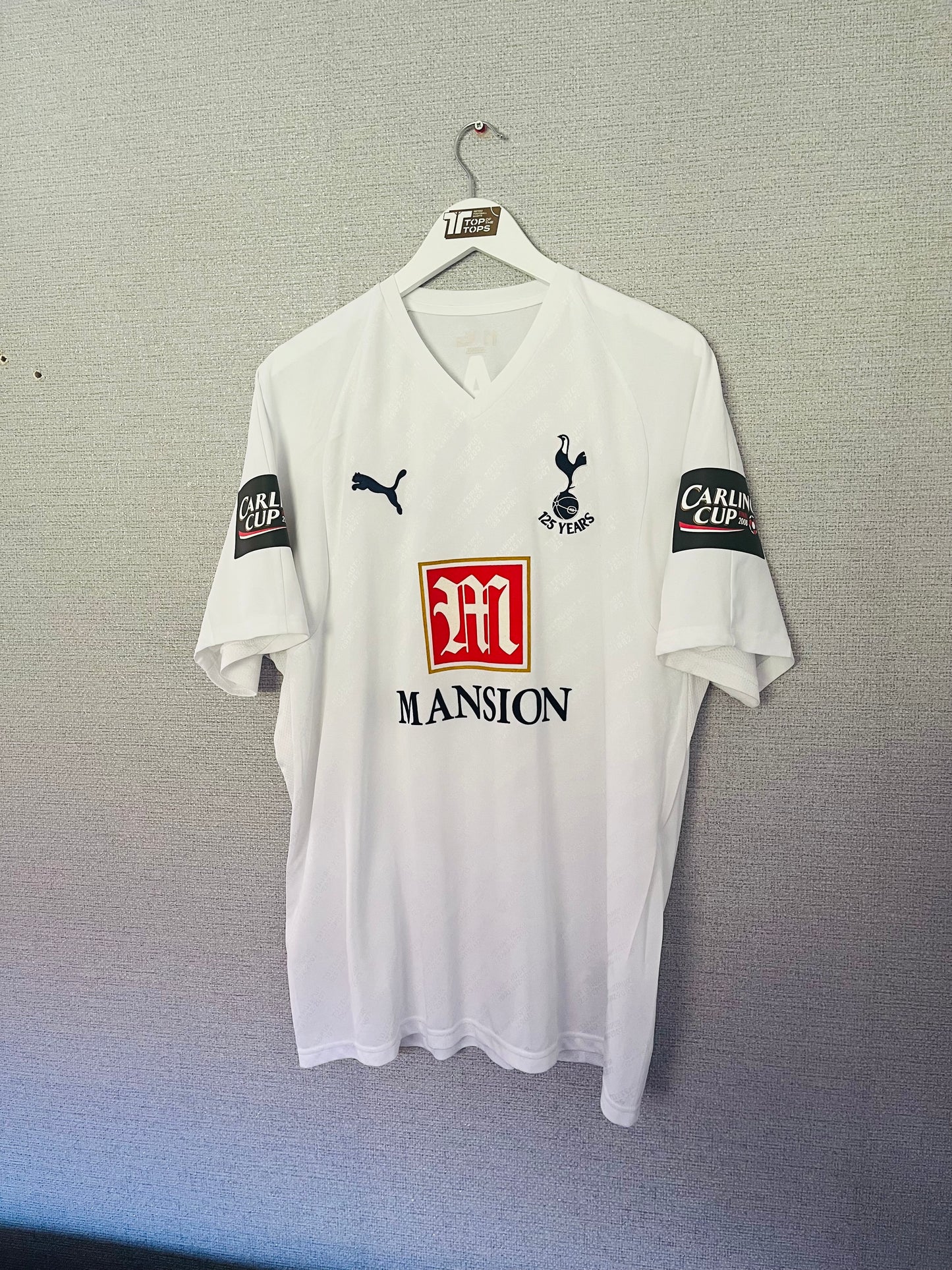 Tottenham Hotspur home football shirt 2007/08 Keane XL