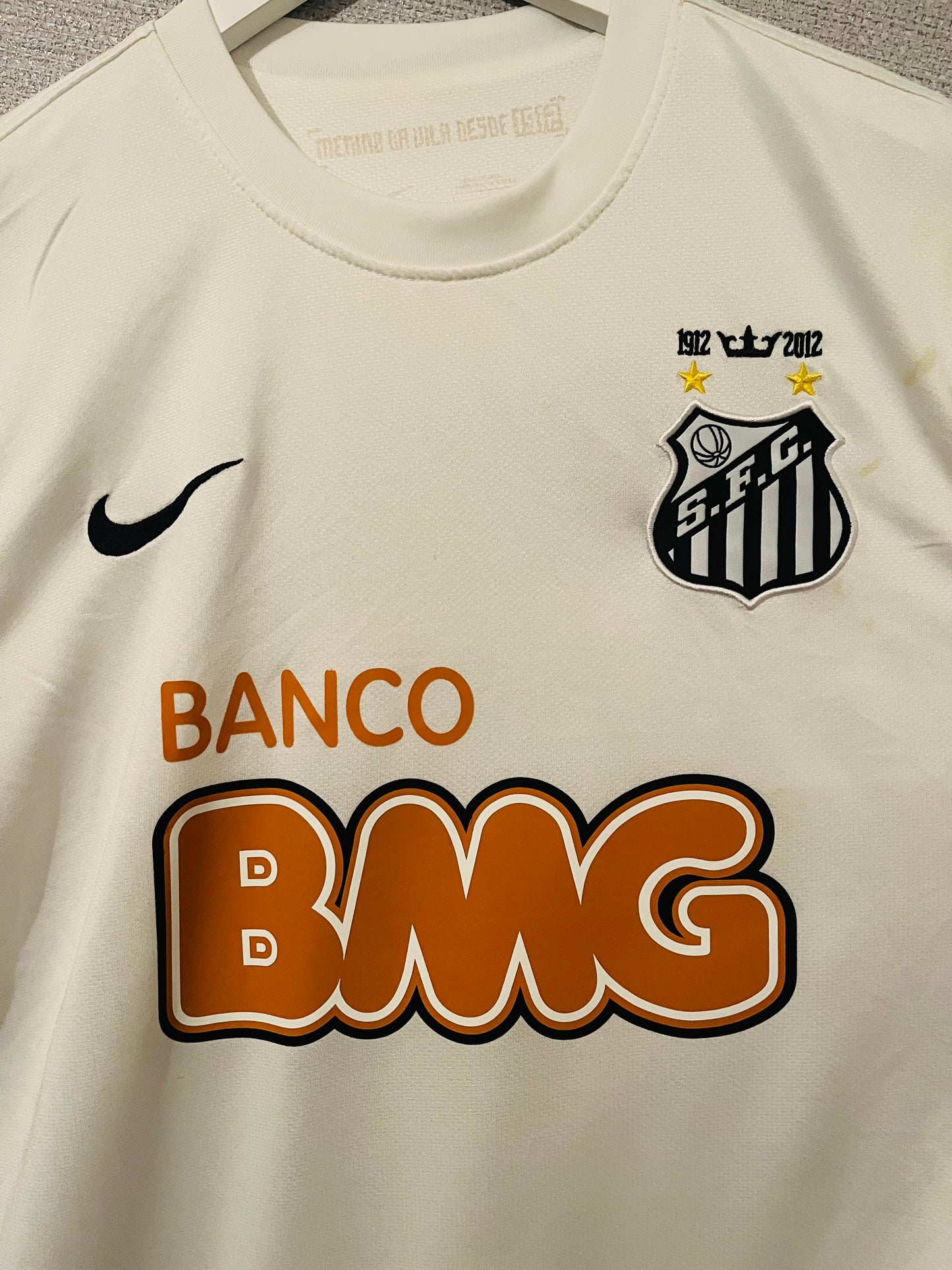 Santos home football shirt 2012/13 Neymar Jr Medium
