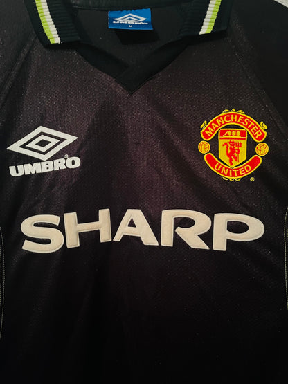 Manchester United third football shirt 1998/99 Beckham Medium