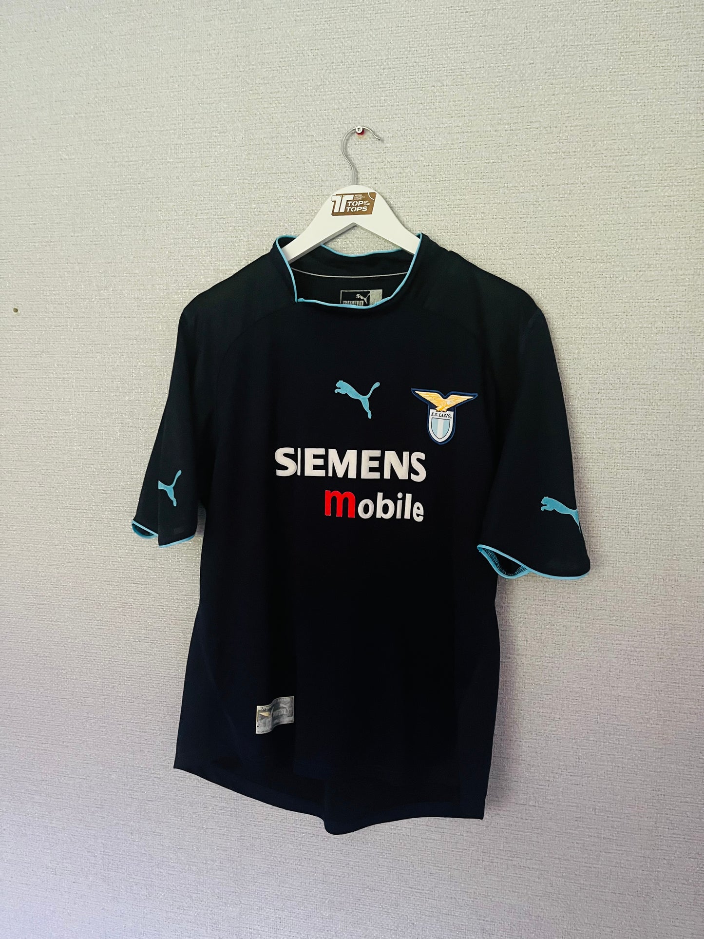 Lazio away football shirt 2002/03 Chiesa Medium
