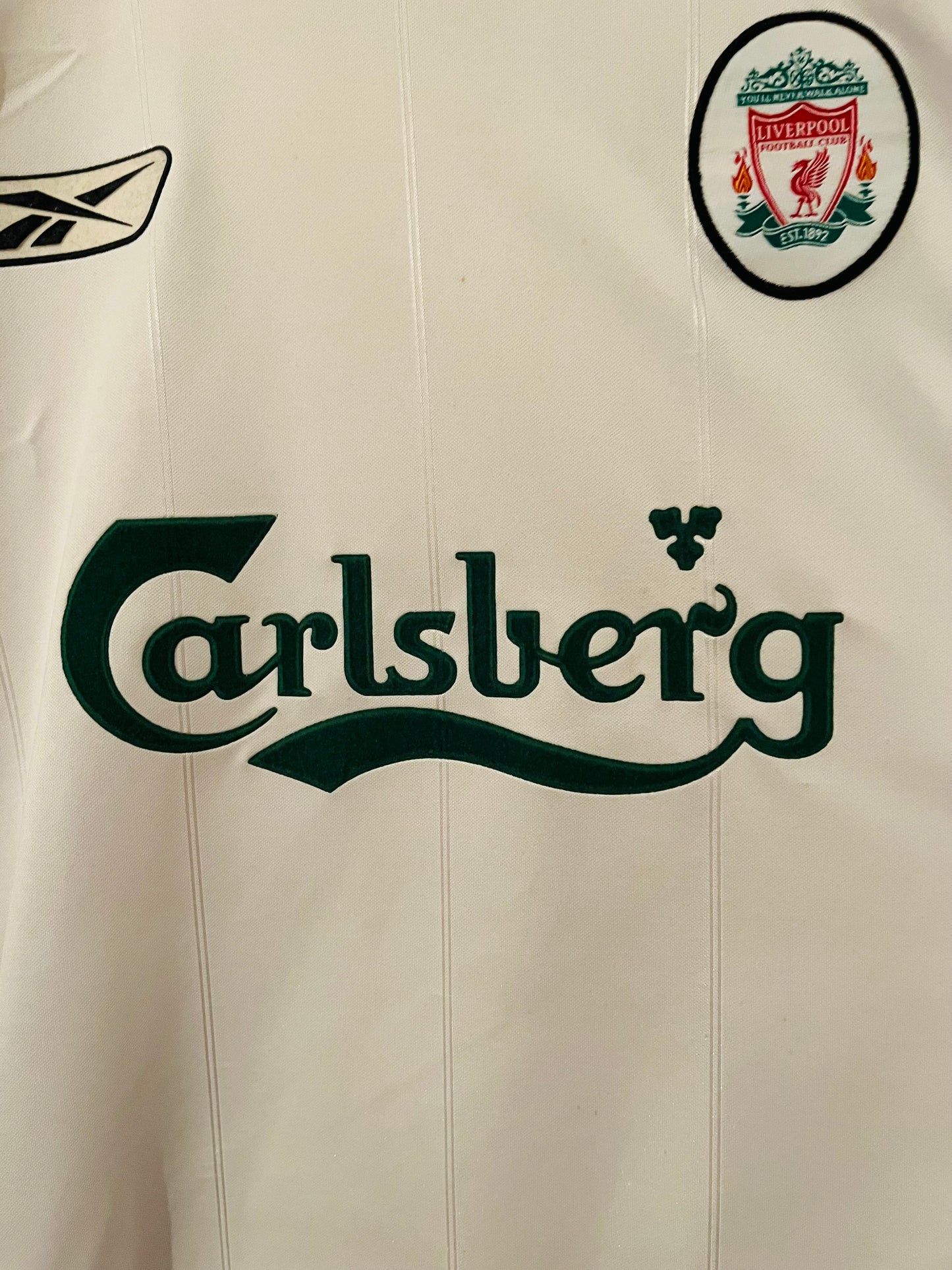 Liverpool away football shirt
2003/05 Hyypia Medium