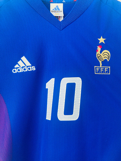 France home football shirt       W/C 2002 Zidane Medium