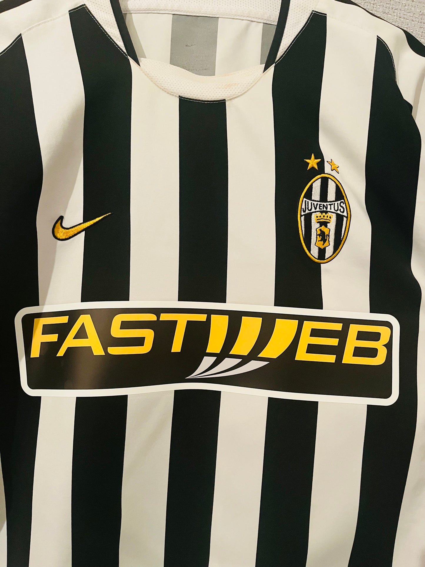 Juventus home football shirt 2003/04 Del Piero Large