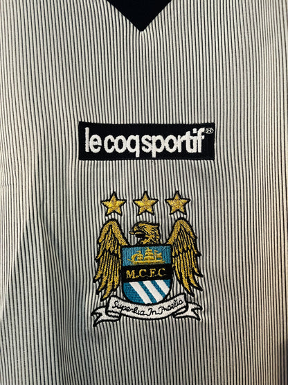 Manchester City away football shirt 2001/02 Goater Large
