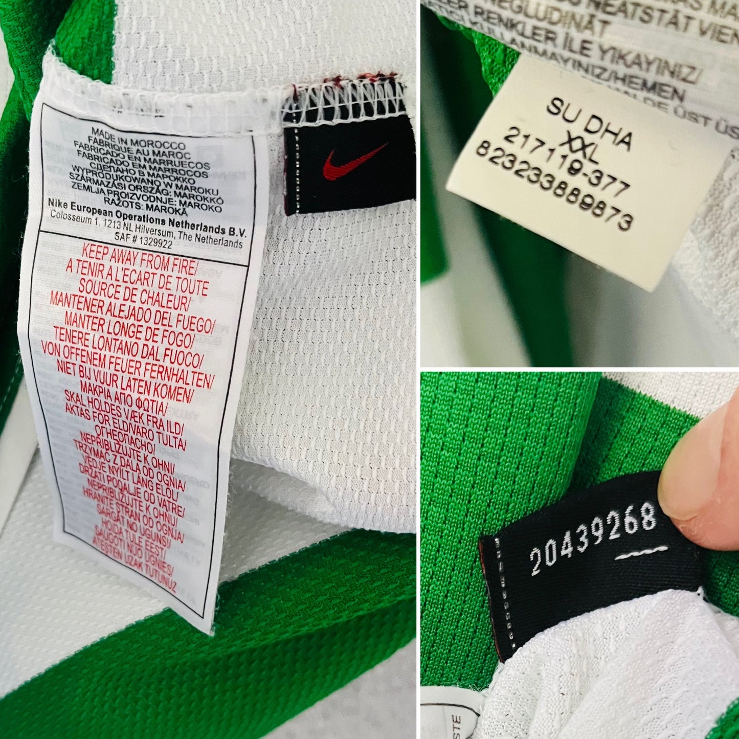 Glasgow Celtic home football shirt 2007/08 Nakamura XXL