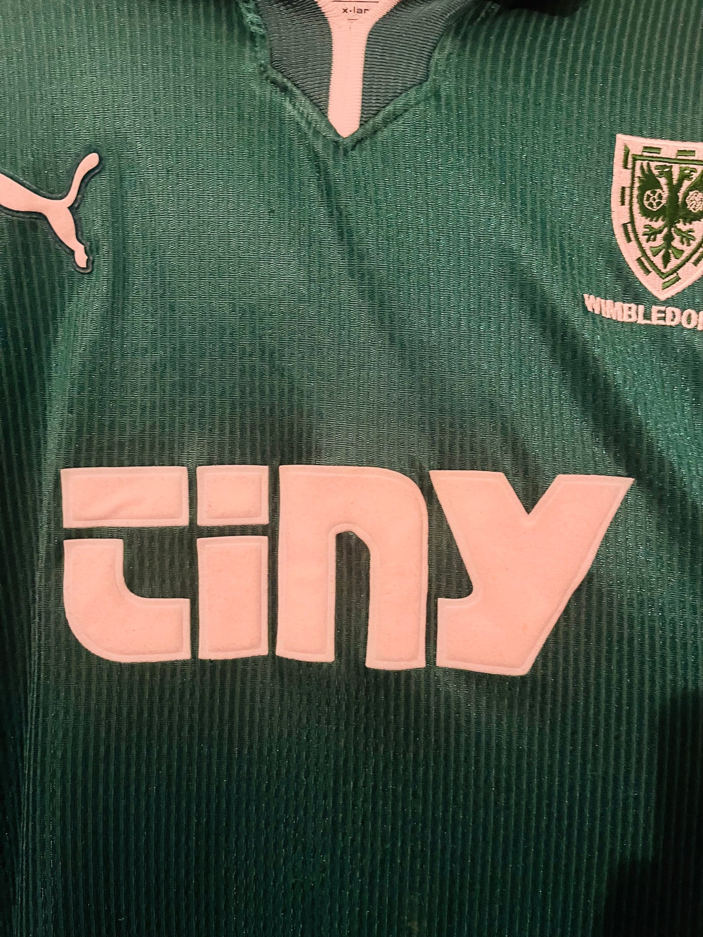 Wimbledon third football shirt 2000/01 XL