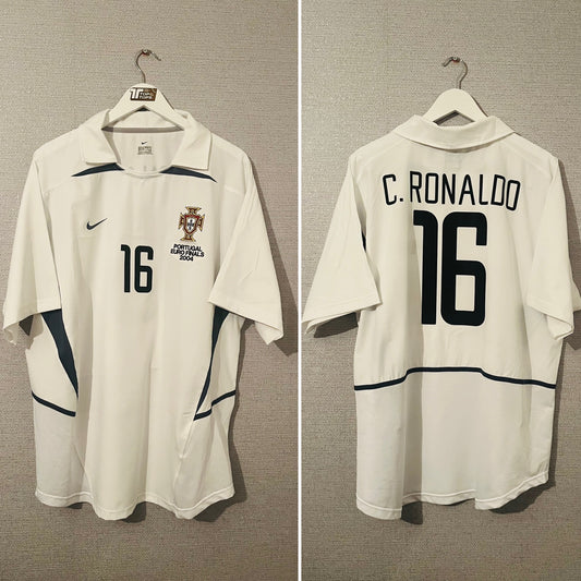 Portugal away football shirt 2002/04 Ronaldo XXL