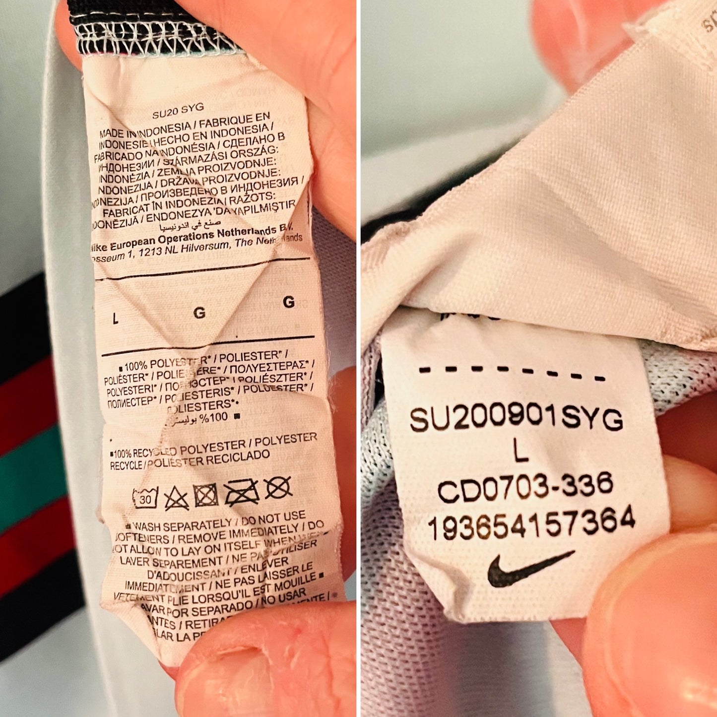 Portugal away football shirt 2020/21 CR7 Large