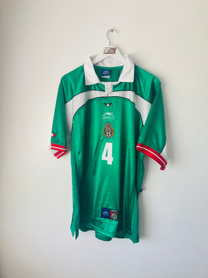 Mexico home football shirt 2000/01 Marquez XL