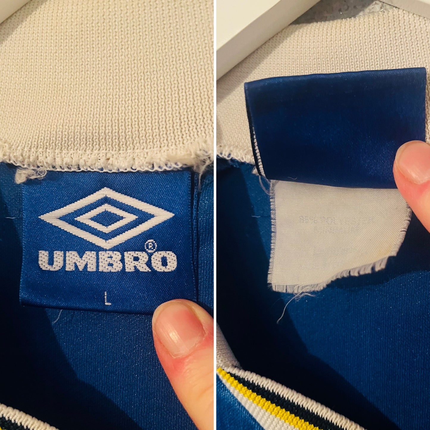 Chelsea home football shirt 1997/99 Leboeuf Large